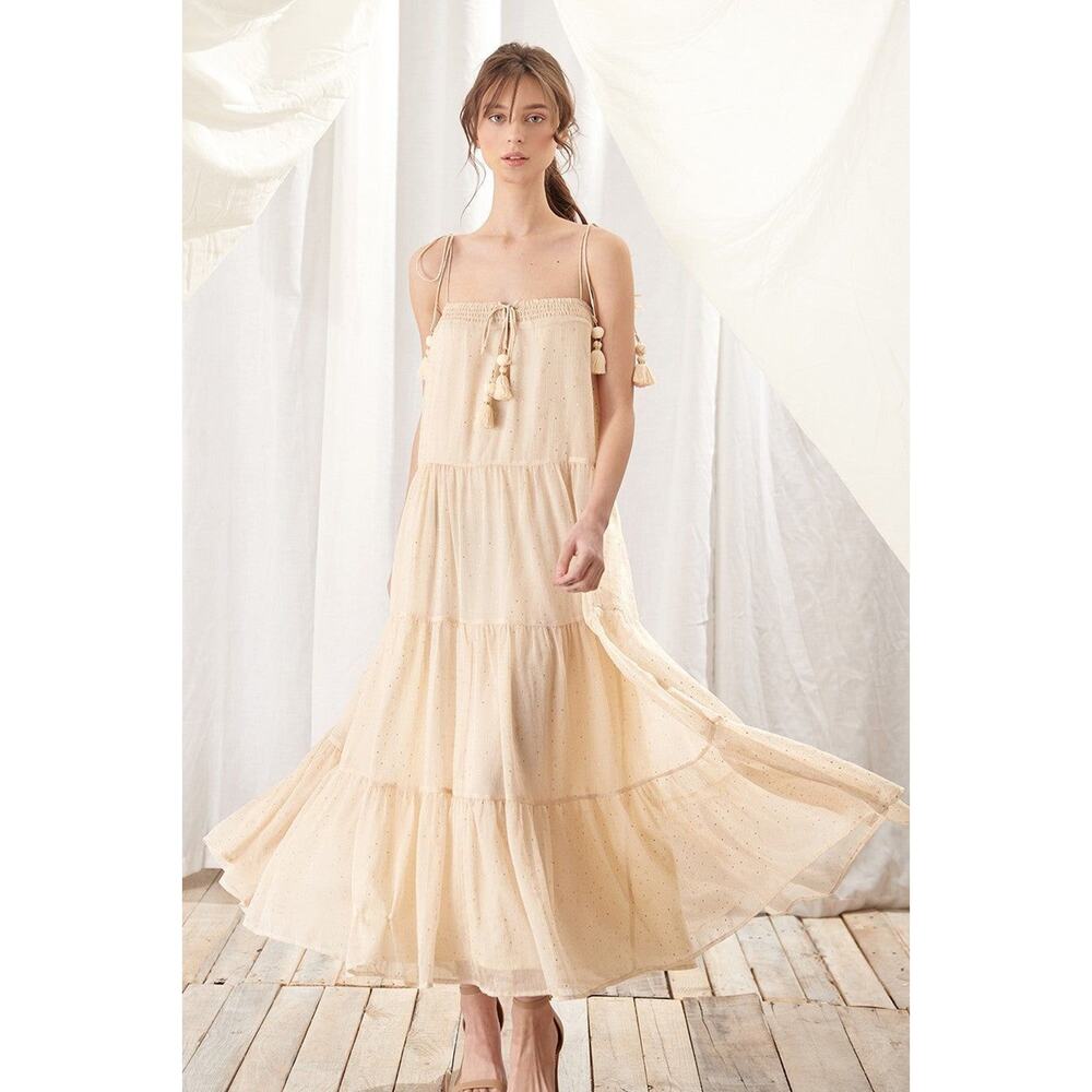 Storia IN THE STARS TIERED MAXI DRESS